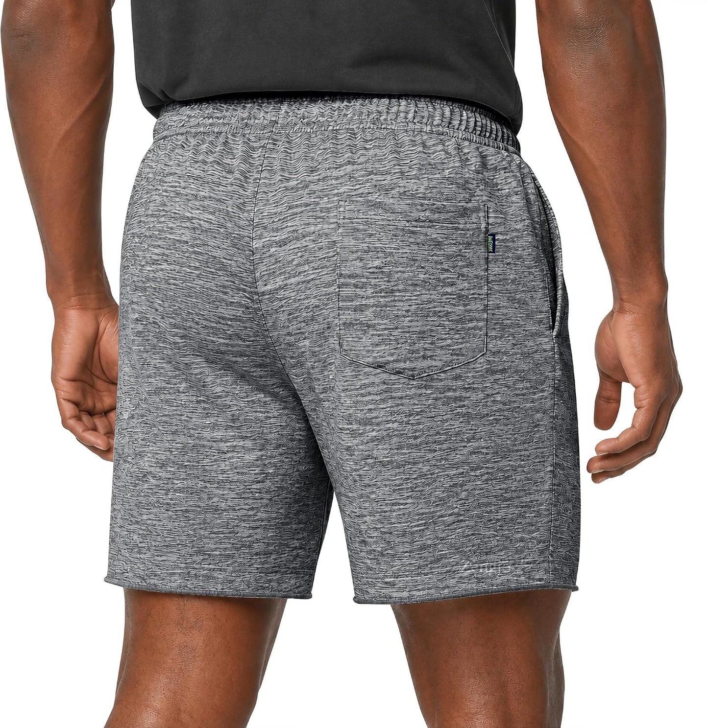 Mens Sweat Shorts, 6 Inch Inseam Lounge Shorts with Pockets | French Terry, Drawstring, Athletic, Sleep, Pajama
