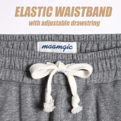 Mens Athletic Gym Shorts 5/7" Elastic Waist Casual Pajama Pocket Jogger Men Workout Short Pants
