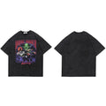 2025 T Shirt Streetwear Men Oversize Hip Hop T-Shirt Devil Racing Harajuku Tshirt Summer Short Sleeve Cotton Loose Tops Tees